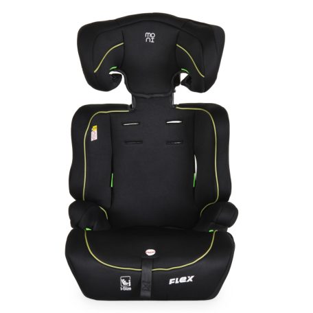 Moni Flex biztonsági autósülés 76-150cm - Fekete/zöld 