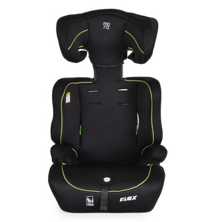 Moni Flex biztonsági autósülés 76-150cm - Fekete/zöld 