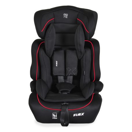 Moni Flex biztonsági autósülés 76-150cm - Fekete/piros