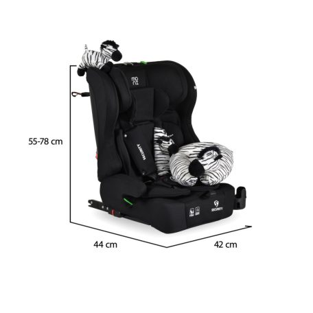 Moni Security isofix biztonsági autósülés 76-150cm  - Fekete