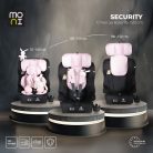 Moni Security isofix biztonsági autósülés 76-150cm  - Rózsaszín