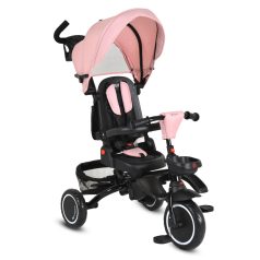   Byox Cruz tricikli összecsukható (forgatható üléssel) - Rózsaszín
