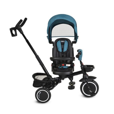 Byox Cruz tricikli összecsukható (forgatható üléssel) - Türkiz 