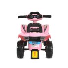 Moni No Fear ráülős kis quad bébitaxi - rózsaszín 
