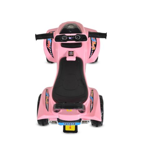 Moni No Fear ráülős kis quad bébitaxi - rózsaszín 