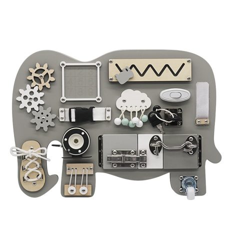 Moni Toys Montessori matatófal Elefánt 