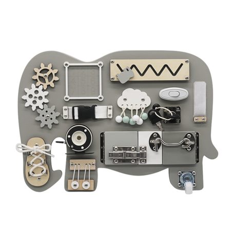 Moni Toys Montessori matatófal Elefánt 