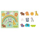 Moni Fa formaillesztős puzzle - Animals
