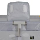 Moni Game Zone összecsukható járóka szőnyeggel, 60 labdával 120x120cm - Szürke