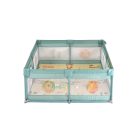 Moni Game Zone összecsukható járóka szőnyeggel, 60 labdával 150x200cm - Menta