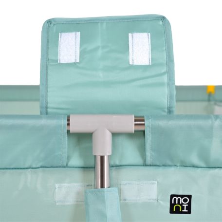 Moni Game Zone összecsukható járóka szőnyeggel, 60 labdával 150x200cm - Menta