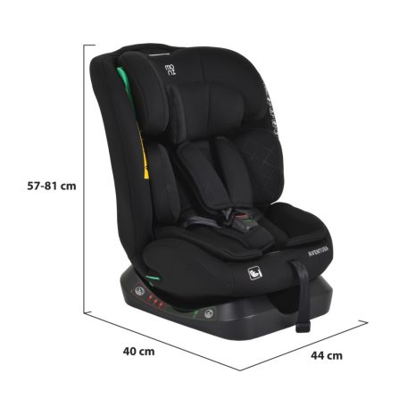 Moni Aventura autósülés (40-150cm) - Fekete