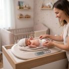 Cangaroo Peanut  digitális baba -és gyermekmérleg - fehér 