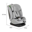 Moni Forza autósülés (40-150cm) isofix nélkül - Dark-Grey