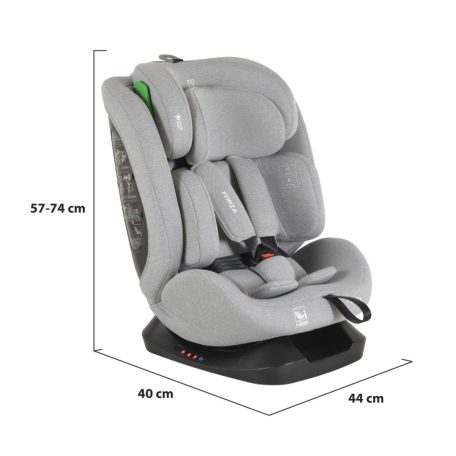 Moni Forza autósülés (40-150cm) isofix nélkül - Dark-Grey
