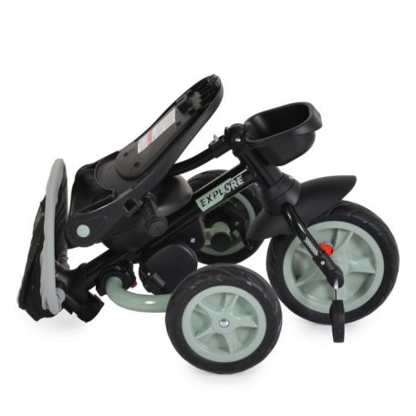 Byox Explore tricikli összecsukható (forgatható üléssel) - Zöld