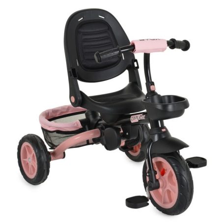 Byox Explore tricikli összecsukható (forgatható üléssel) - Pink