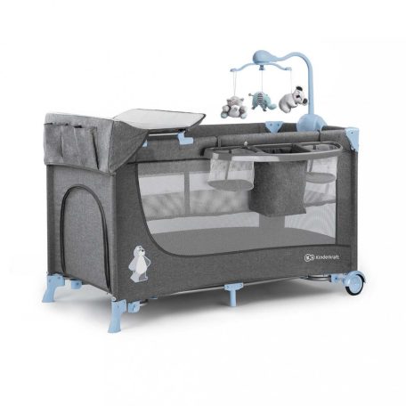 Kinderkraft JOY multifunkciós utazóágy - blue