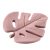 Zopa Szilikon rágóka Leaf - Old Pink