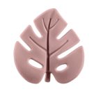 Zopa Szilikon rágóka Leaf - Old Pink