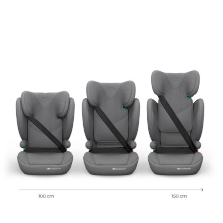KINDERKRAFT Junior Fix 2 Plus i-Size gyermekülés - 100-150 cm - Grey