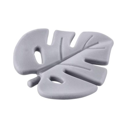 Zopa Szilikon rágóka Leaf - Dove Grey
