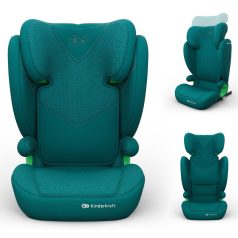   KINDERKRAFT Junior Fix 2 Plus i-Size gyermekülés - 100-150 cm - Green
