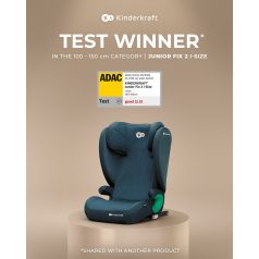   KINDERKRAFT Junior Fix 2 Plus i-Size gyermekülés - 100-150 cm - Green