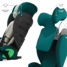 KINDERKRAFT Junior Fix 2 Plus i-Size gyermekülés - 100-150 cm - Green