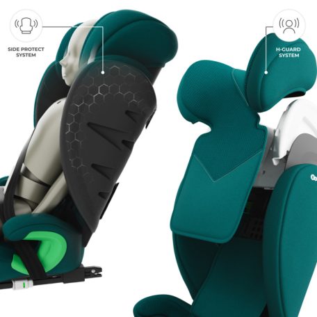 KINDERKRAFT Junior Fix 2 Plus i-Size gyermekülés - 100-150 cm - Green