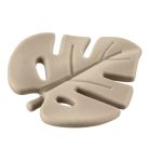 Zopa Szilikon rágóka Leaf - Sand Beige