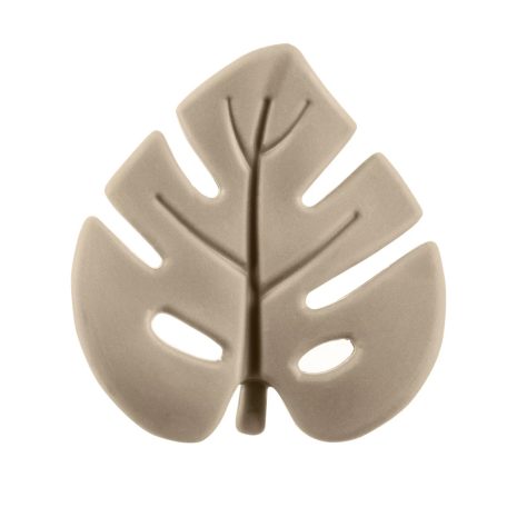 Zopa Szilikon rágóka Leaf - Sand Beige