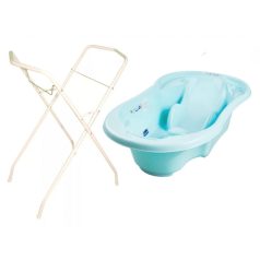 Tega Baby anatómiai kád + állvány - kék