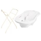 Tega Baby anatómiai kád + állvány - fehér