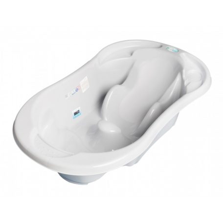 Tega Baby anatómiai kád + állvány - szürke