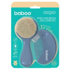 Baboo baba fésű és kefe szett - kék