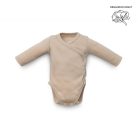 Kenguru Gold Átlapolt csecsemő kombidressz (38-44) mogyoró