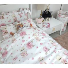 Baby Shop 2 részes babaágynemű - Balerina maci