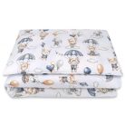 Baby Shop 2 részes babaágynemű - kék lufis állatok
