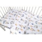 Baby Shop 2 részes babaágynemű - kék lufis állatok