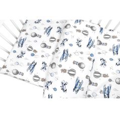 Baby Shop 2 részes babaágynemű - Kék repülőgép 