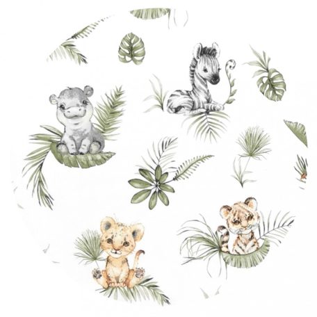 Baby Shop ágynemű huzat 90*120cm - Zöld Szafari