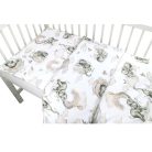 Baby Shop ágynemű huzat 90*120cm - szivárványos elefánt 