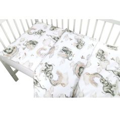   Baby Shop ágynemű huzat 100*135 cm - szivárványos elefánt
