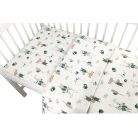 Baby Shop ágynemű huzat 90*120cm - bézs róka és nyuszi 