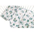 Baby Shop ágynemű huzat 90*120cm - szürke/zöld sárkány 