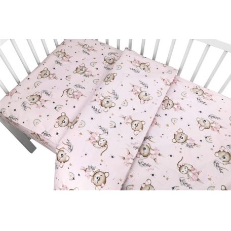 Baby Shop ágynemű huzat 100*135 cm - Kis balerina rózsaszín 