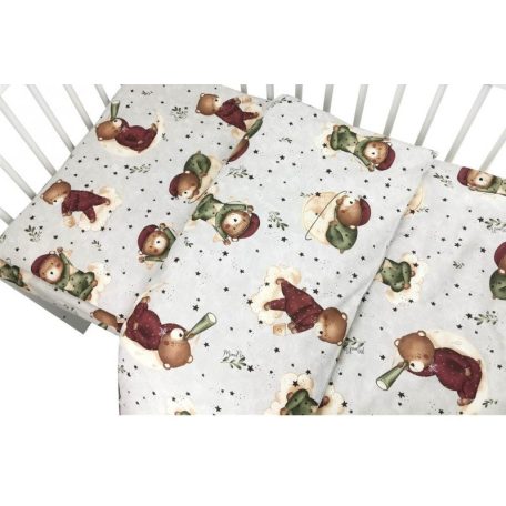 Baby Shop 2 részes babaágynemű - Maci a holdon