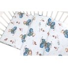 Baby Shop ágynemű huzat 100*135 cm - Kék Dinó Autó 