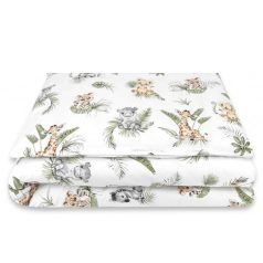 Baby Shop ágynemű huzat 100*135 cm - zöld szafari 